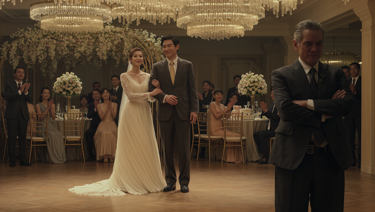 Mom's Pushy Husband Banished To The Shadows As An Ordinary Guest On Daughter's Big Day