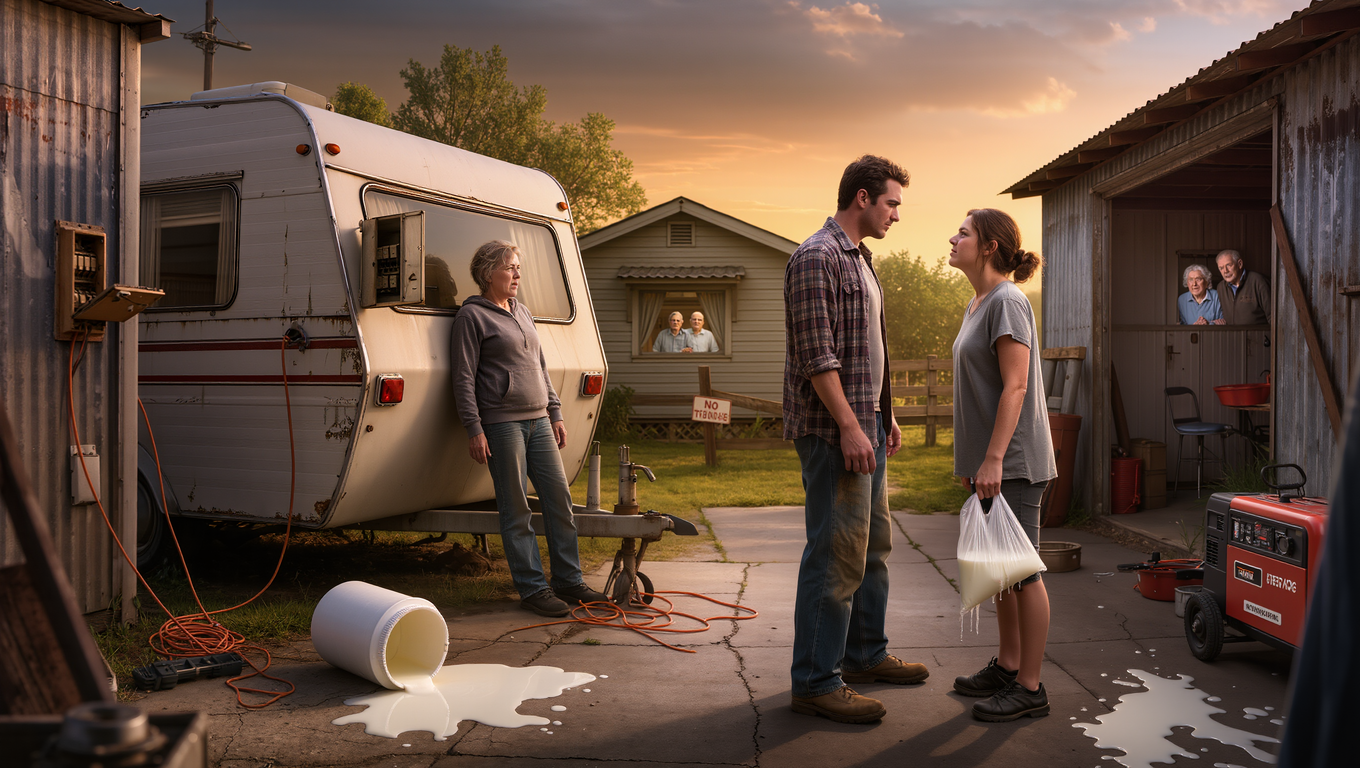 Freeloading Mom Steals Electricity, Ruins Daughter-In-Law’s 2000oz Baby Milk Stockpile, Son Presses Charges