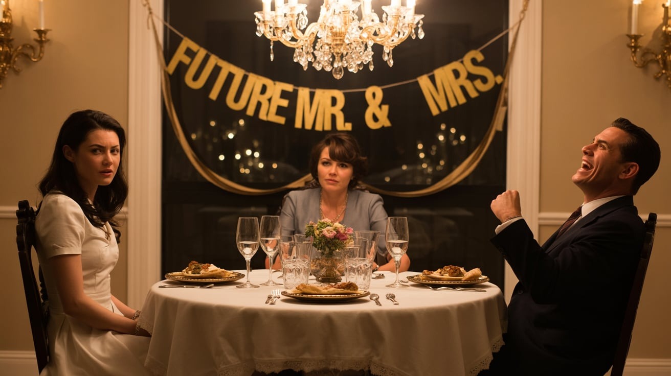 A Family Dinner Turns Ugly When a Father’s “Joke” Reveals Her Fiancé’s True Colors