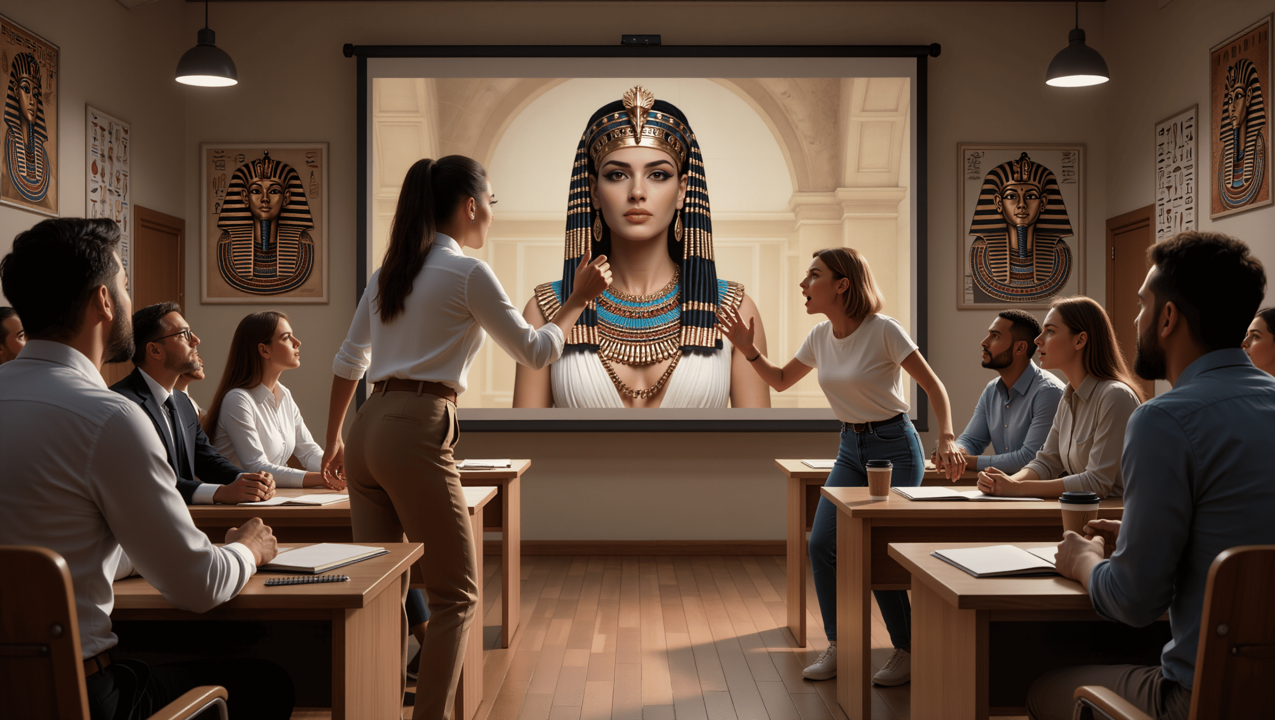Classmate Says Cleopatra Was Black, Egyptian Student Gives Her What She Pays For: A Lesson
