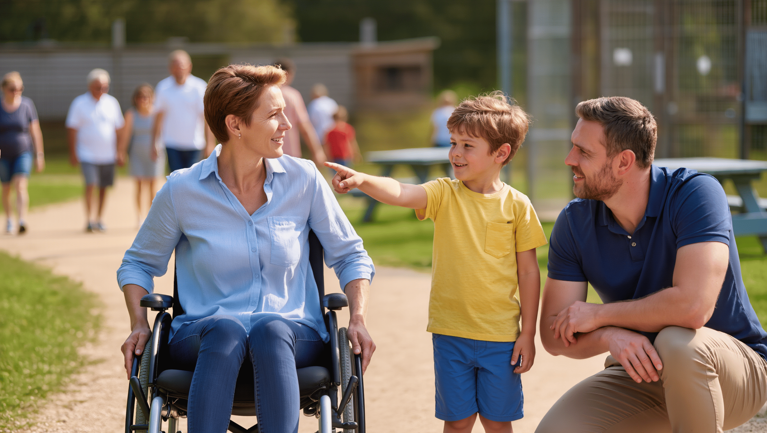 Woman In Wheelchair Refuses Father's Pushy Questions About Her Condition, Almost Claims Herself Not Zoo Attraction