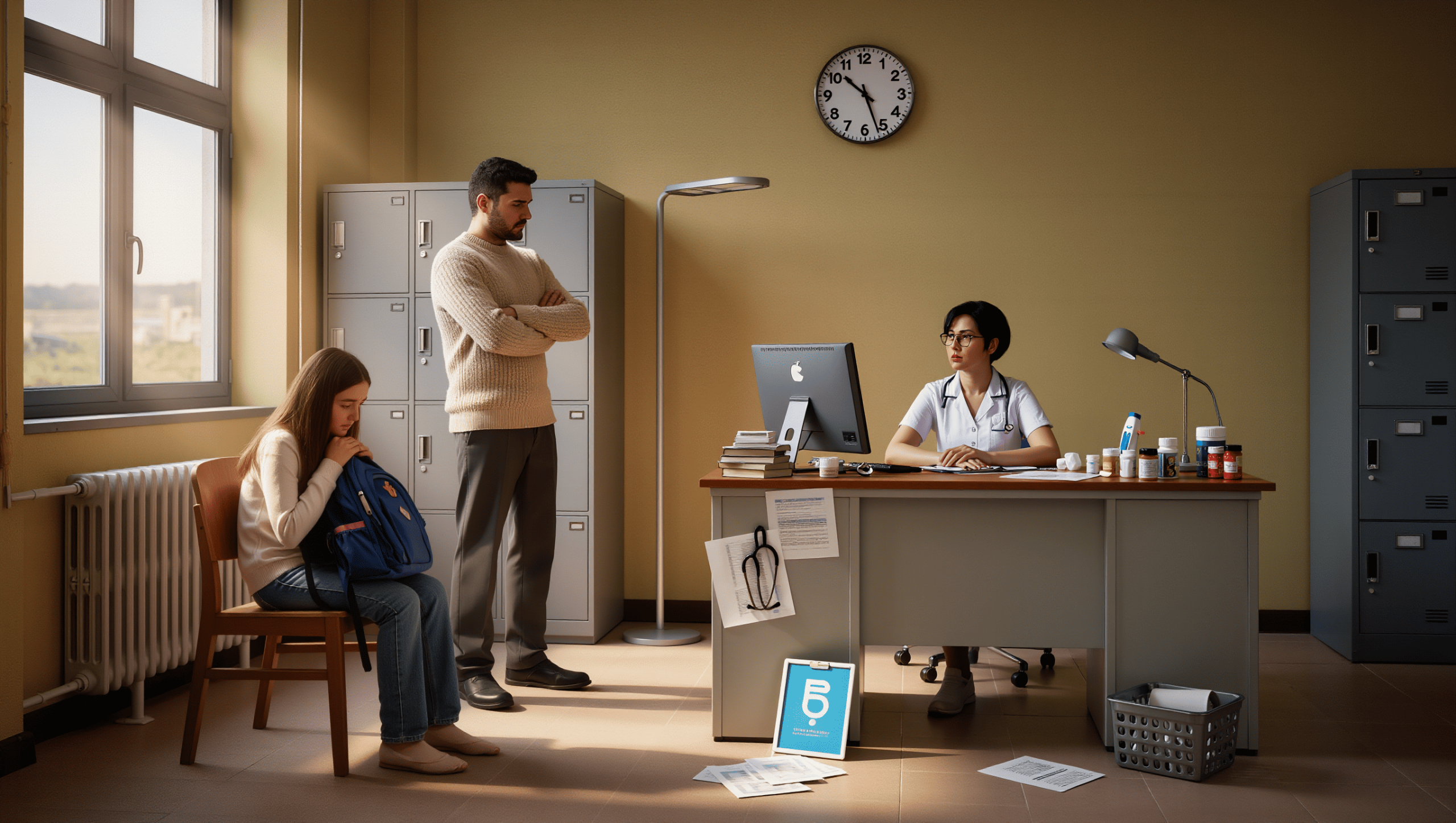 Dad Hides Daughter’s Period Troubles, Clashes With Nurse Over School Pickups