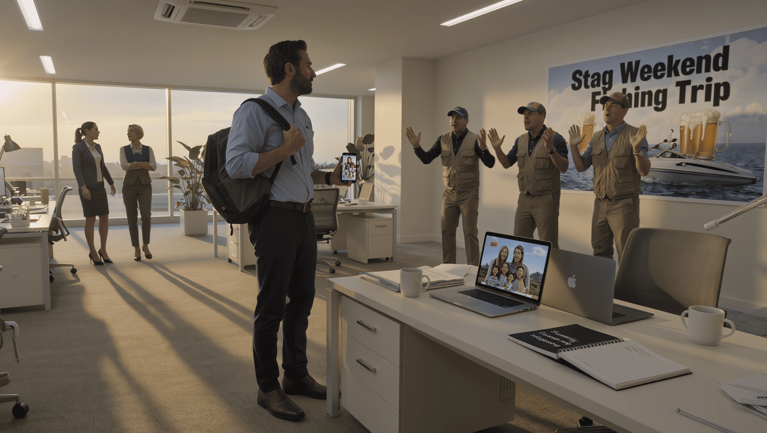 Dad Refuses Boozy Fishing Trip With Colleagues To Pamper Wife, Gets Labeled "Whipped"