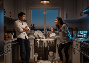 Boyfriend Works From Home, Girlfriend Demands He Cleans, He Refuses, Triggers Heated Household Fight