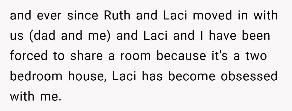 Teen Refuses to Play ‘Perfect Sister’ at Dad’s Wedding, Stepmom Isn’t Happy and ever since Ruth and Laci moved in with us (dad and me) and Laci and I have been forced to share a room because it's a two bedroom house,...