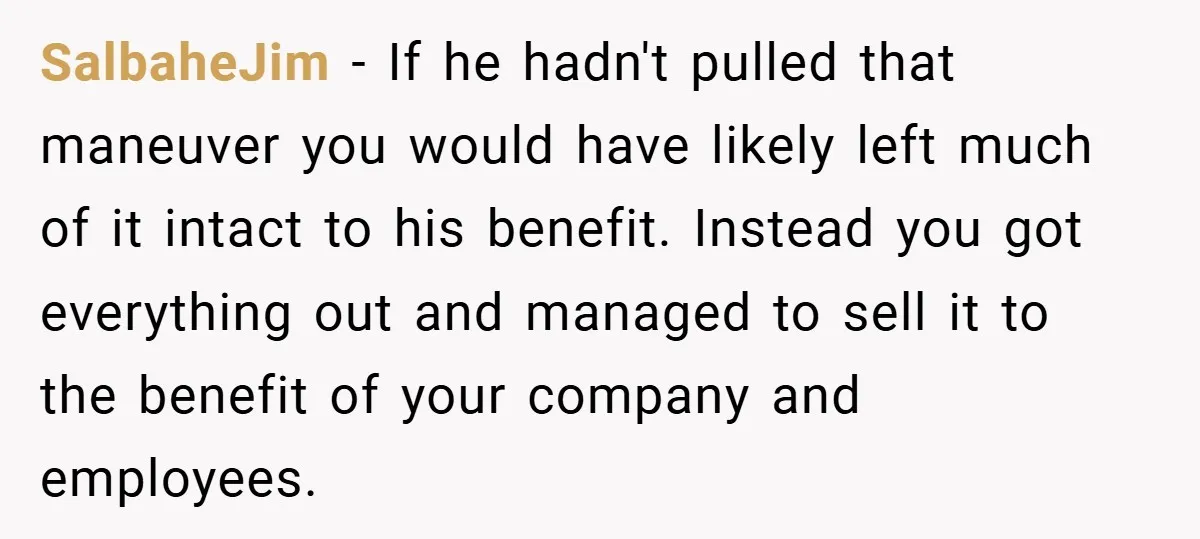 Landlord Tries to Sell Our Business Equipment to Competitors During Eviction - So They Followed His Rules… Perfectly SalbaheJim − If he hadn't pulled that maneuver you would have likely left much of it intact to his benefit. Instead you got everything out and managed to sell it...
