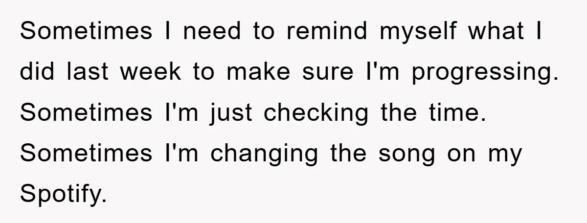 Accused of Being a Perv at the Gym - Man Refuses to Let Woman Search His Phone Sometimes I need to remind myself what I did last week to make sure I'm progressing. Sometimes I'm just checking the time. Sometimes I'm changing the song on my Spotify.