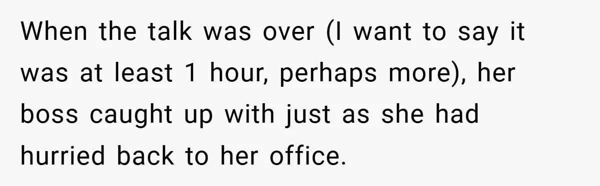 An Old Judge Banned Women from Wearing Pants - She Followed the Rule a Little Too Perfectly When the talk was over (I want to say it was at least 1 hour, perhaps more), her boss caught up with just as she had hurried back to her...