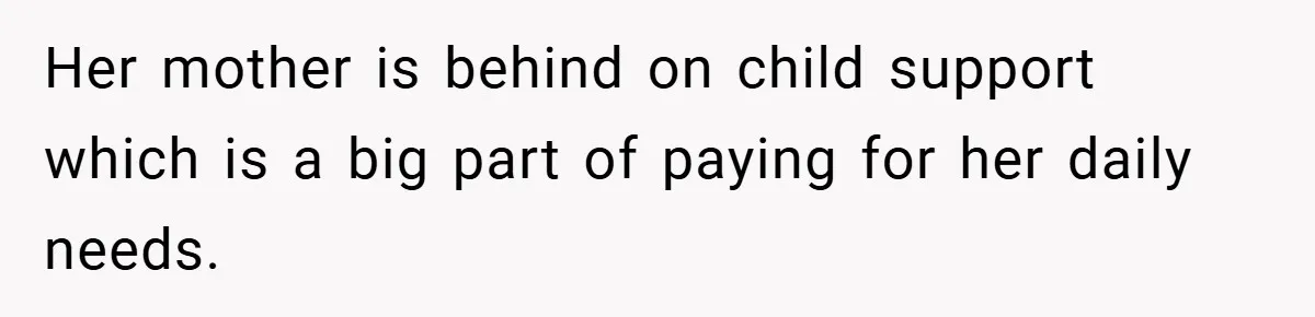 Father Accused of Favoritism After Throwing One Daughter a Sweet 16 and Denying the Same to Her Half-Sister Her mother is behind on child support which is a big part of paying for her daily needs.