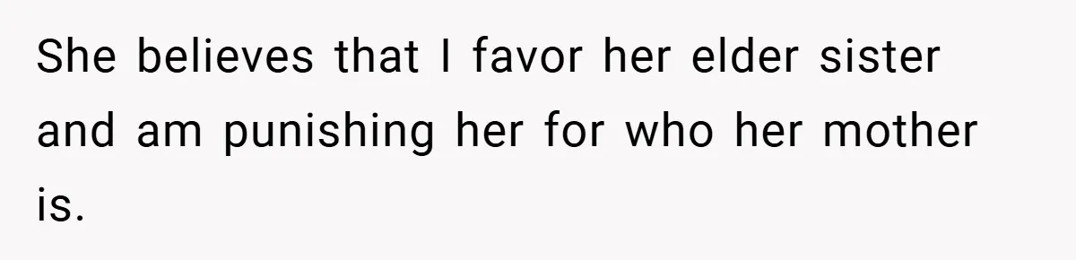 Father Accused of Favoritism After Throwing One Daughter a Sweet 16 and Denying the Same to Her Half-Sister She believes that I favor her elder sister and am punishing her for who her mother is.