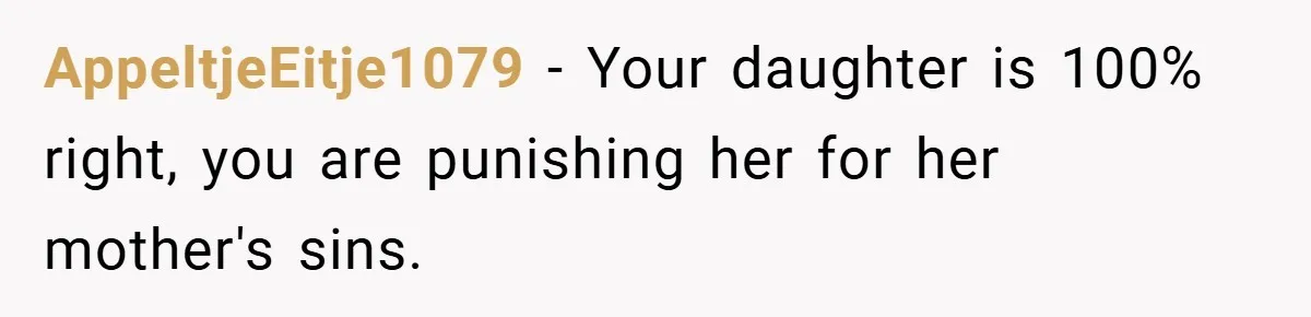 Father Accused of Favoritism After Throwing One Daughter a Sweet 16 and Denying the Same to Her Half-Sister AppeltjeEitje1079 − Your daughter is 100% right, you are punishing her for her mother's sins.