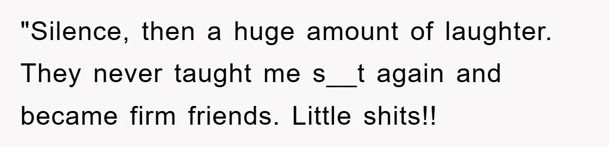 They Told Him to “Speak English” - His Brilliant Comeback in a Native American Language Shut Them Down Instantly "Silence, then a huge amount of laughter. They never taught me s__t again and became firm friends. Little shits!!