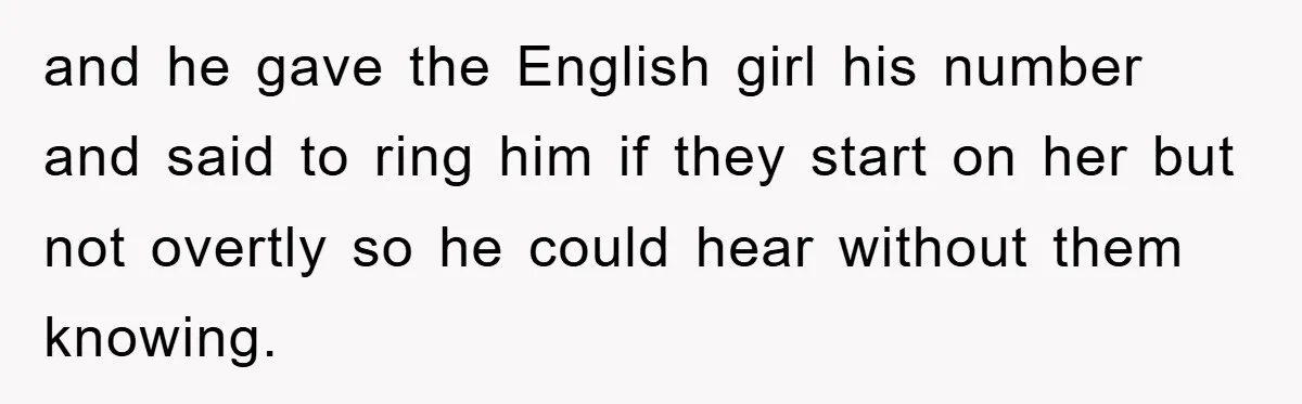 They Told Him to “Speak English” - His Brilliant Comeback in a Native American Language Shut Them Down Instantly and he gave the English girl his number and said to ring him if they start on her but not overtly so he could hear without them knowing.