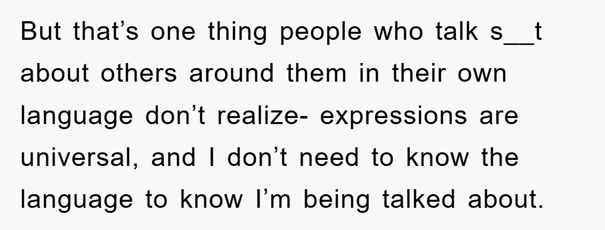 They Told Him to “Speak English” - His Brilliant Comeback in a Native American Language Shut Them Down Instantly But that’s one thing people who talk s__t about others around them in their own language don’t realize- expressions are universal, and I don’t need to know the language to...