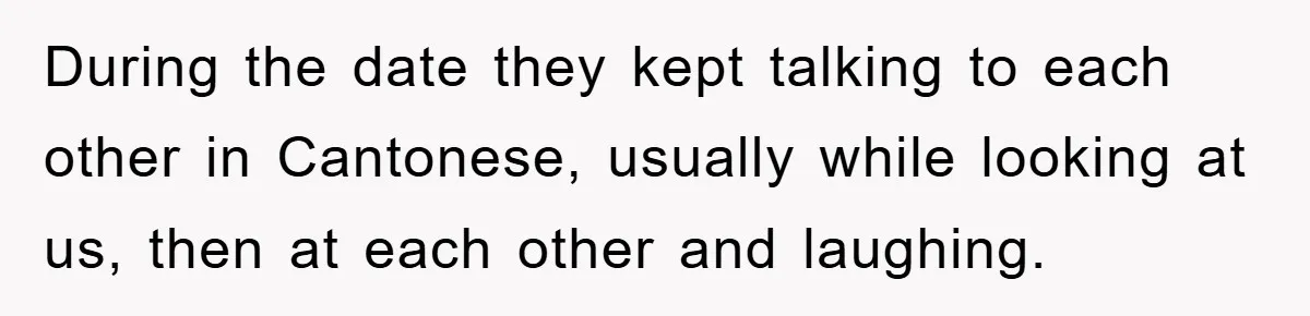 They Told Him to “Speak English” - His Brilliant Comeback in a Native American Language Shut Them Down Instantly During the date they kept talking to each other in Cantonese, usually while looking at us, then at each other and laughing.