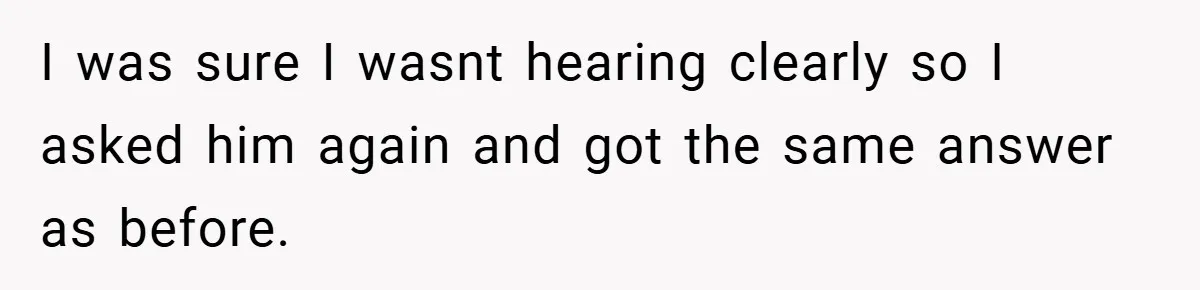 Pregnant Woman Refuses to Cook for Husband’s Party—He Calls Her “Selfish” for Not Helping His Friend Find Love I was sure I wasnt hearing clearly so I asked him again and got the same answer as before.