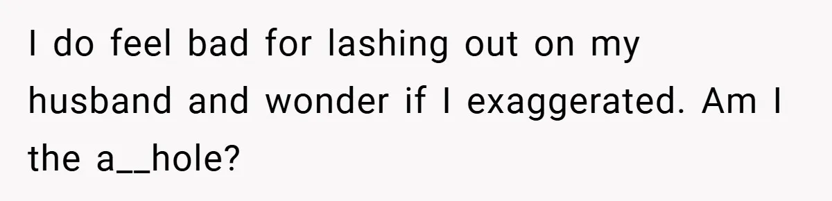 Pregnant Woman Refuses to Cook for Husband’s Party—He Calls Her “Selfish” for Not Helping His Friend Find Love I do feel bad for lashing out on my husband and wonder if I exaggerated. Am I the a__hole?