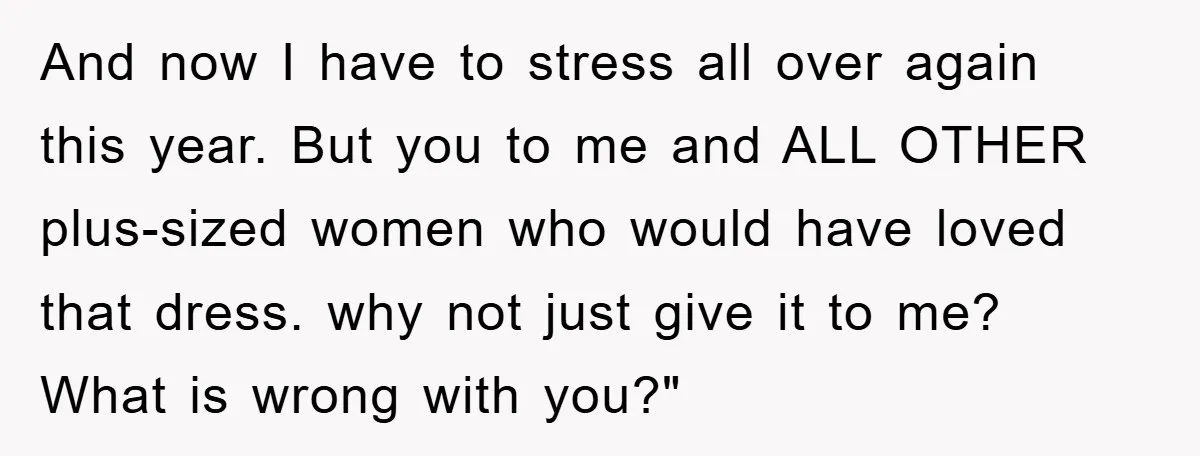 Woman’s DIY Gift Turns Into A Fashion Scandal After A Plus-Size Sister Finds The Original Tag And now I have to stress all over again this year. But you to me and ALL OTHER plus-sized women who would have loved that dress. why not just give...