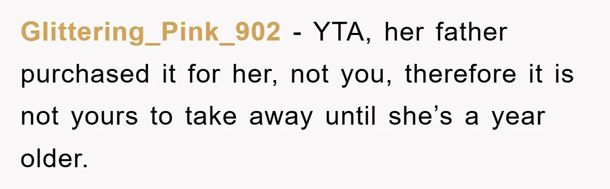 Mom Snatches Daughter’s New Phone, Reddit Thinks This Family Just Entered Petty War Territory Glittering_Pink_902 − YTA, her father purchased it for her, not you, therefore it is not yours to take away until she’s a year older.