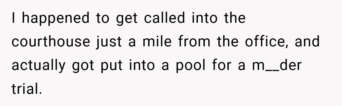 Hotel Owner Orders Teen Employee to Skip Jury Duty - What the Judge Did Next Shocked Everyone I happened to get called into the courthouse just a mile from the office, and actually got put into a pool for a m__der trial.