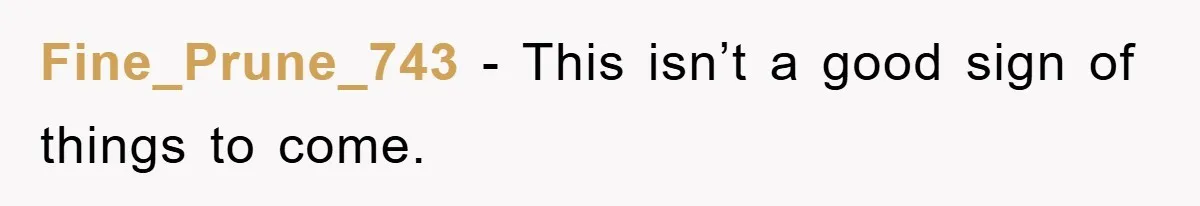 Fine_Prune_743 − This isn’t a good sign of things to come.