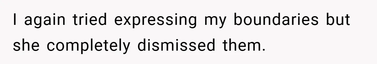 Husband Left Humiliated After Wife Starts Flashing Her New Implants at Parties I again tried expressing my boundaries but she completely dismissed them.