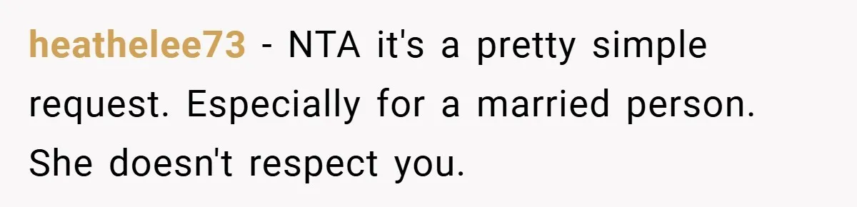 Husband Left Humiliated After Wife Starts Flashing Her New Implants at Parties heathelee73 − NTA it's a pretty simple request. Especially for a married person. She doesn't respect you.