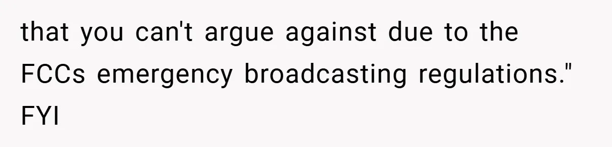 Man Told He Can’t Grow Sunflowers, Finds A Legal Loophole That Makes The HOA Surrender that you can't argue against due to the FCCs emergency broadcasting regulations." FYI