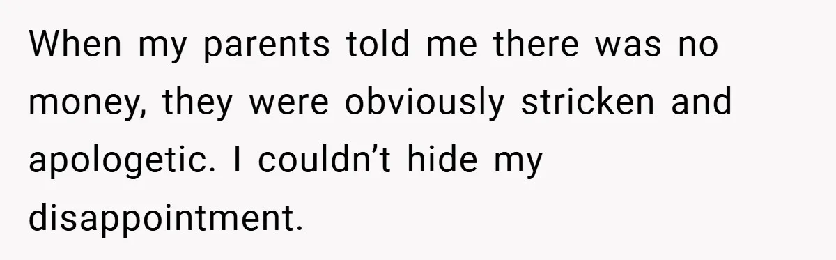 Bride Shocked After Learning Parents Gave Her Wedding Fund to Sister - So She Could Freeze Her Eggs Instead When my parents told me there was no money, they were obviously stricken and apologetic. I couldn’t hide my disappointment.