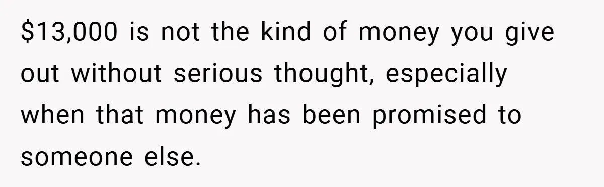 Bride Shocked After Learning Parents Gave Her Wedding Fund to Sister - So She Could Freeze Her Eggs Instead $13,000 is not the kind of money you give out without serious thought, especially when that money has been promised to someone else.