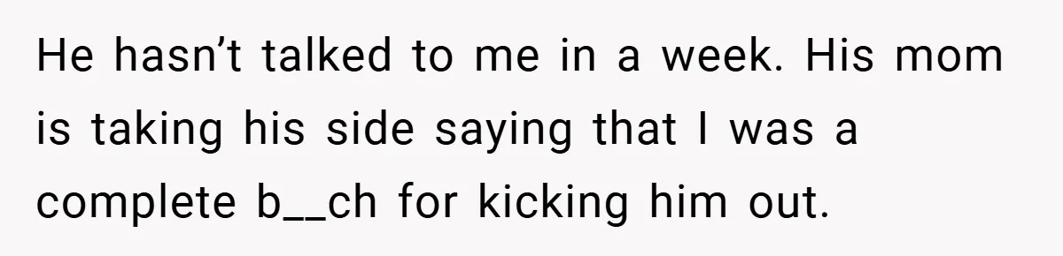 A Woman Kicks Husband Out of Delivery Room After He Pulls Cruel TikTok Prank While She’s in Labo He hasn’t talked to me in a week. His mom is taking his side saying that I was a complete b__ch for kicking him out.