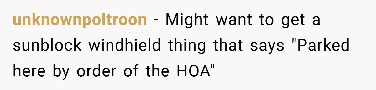 HOA Tried to Ban His Classic BMW - So He Parked It Legally Right in Front of Their Fancy Entrance for Everyone to See unknownpoltroon − Might want to get a sunblock windhield thing that says "Parked here by order of the HOA"