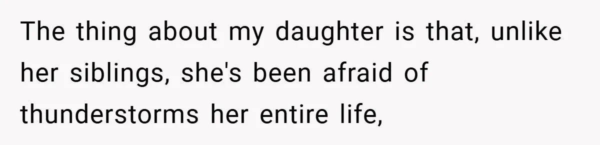 Mom Laughs When Teen Daughter Says She Has PTSD After Flood - Then Wonders Why the Girl Won’t Speak to Her Again The thing about my daughter is that, unlike her siblings, she's been afraid of thunderstorms her entire life,