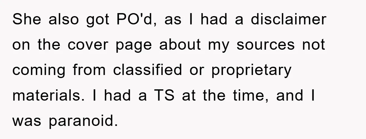 Student Gets The Last Laugh After Overzealous Professor Tries To Drop Them For Missing One Class She also got PO'd, as I had a disclaimer on the cover page about my sources not coming from classified or proprietary materials. I had a TS at the time,...