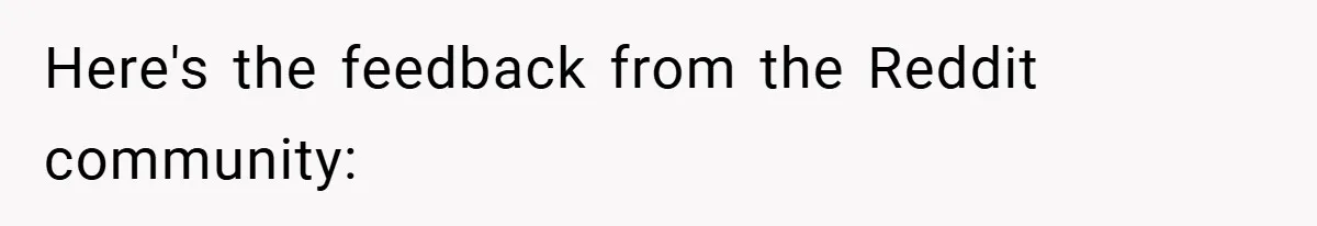 Here's the feedback from the Reddit community: