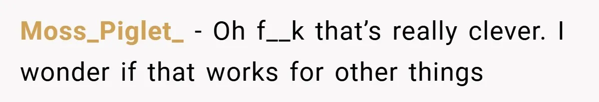 Moss_Piglet_ − Oh f__k that’s really clever. I wonder if that works for other things