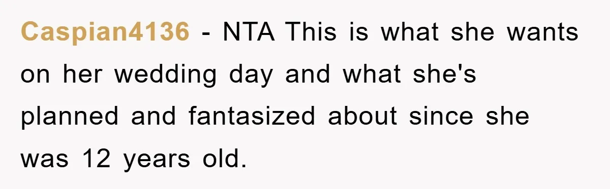 Caspian4136 − NTA This is what she wants on her wedding day and what she's planned and fantasized about since she was 12 years old.