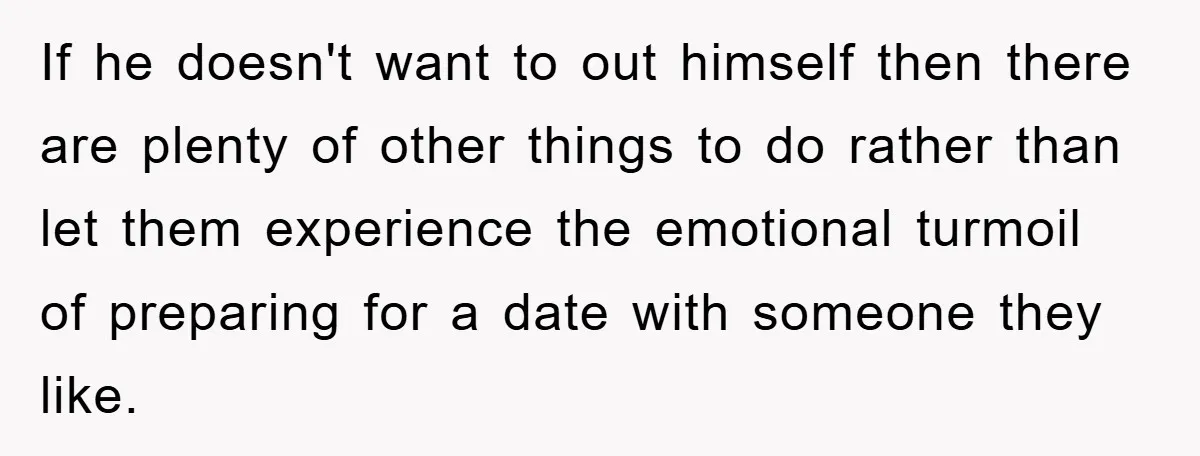 Woman Keeps Her Friend’s Secret That He’s Gay, But Her Best Friend Was The One He Dated If he doesn't want to out himself then there are plenty of other things to do rather than let them experience the emotional turmoil of preparing for a date with...