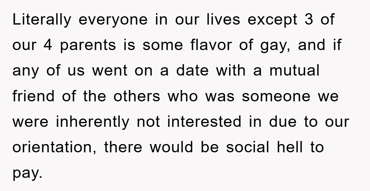 Woman Keeps Her Friend’s Secret That He’s Gay, But Her Best Friend Was The One He Dated Literally everyone in our lives except 3 of our 4 parents is some flavor of gay, and if any of us went on a date with a mutual friend of...