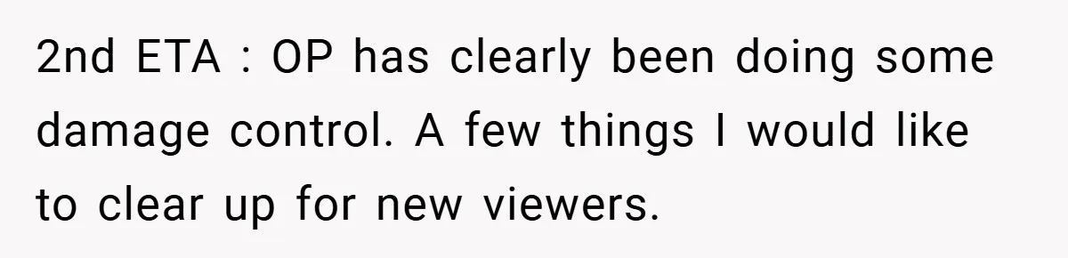 2nd ETA : OP has clearly been doing some damage control. A few things I would like to clear up for new viewers.