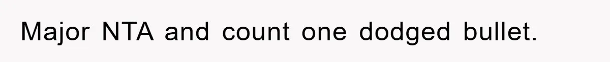Major NTA and count one dodged bullet.
