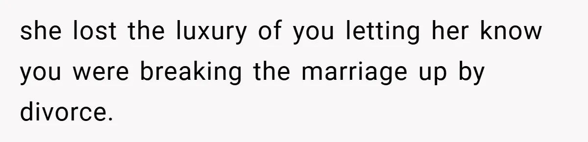 Husband Files For Divorce In Secret After Discovering Wife’s Affair, Leaves Her Completely Unprepared she lost the luxury of you letting her know you were breaking the marriage up by divorce.