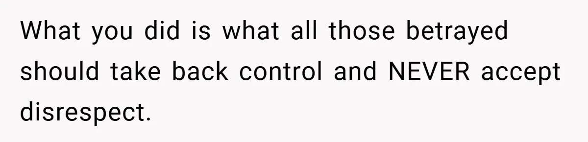 Husband Files For Divorce In Secret After Discovering Wife’s Affair, Leaves Her Completely Unprepared What you did is what all those betrayed should take back control and NEVER accept disrespect.