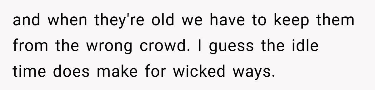 When His Parents Got Arrested at an Illegal Facebook Protest, He Remembered His Dad’s Words and Did Exactly That and when they're old we have to keep them from the wrong crowd. I guess the idle time does make for wicked ways.