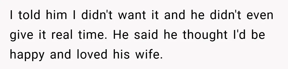 A Teen Refuses to Forgive Her Dad for Moving On Too Fast - and Leaves Home on Her 18th Birthday I told him I didn't want it and he didn't even give it real time. He said he thought I'd be happy and loved his wife.