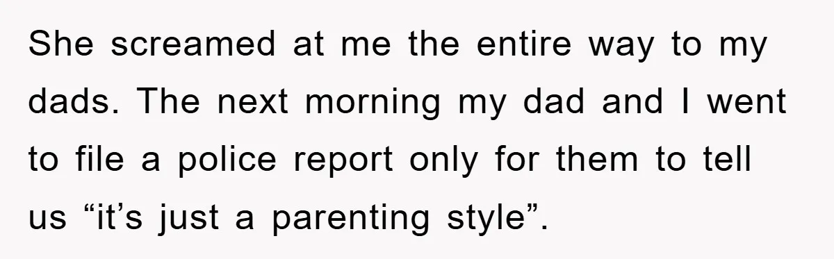 Woman Presses Charges After Mother Abused Her As Child, Then Stole Her Education Savings As Adult She screamed at me the entire way to my dads. The next morning my dad and I went to file a police report only for them to tell us “it’s...