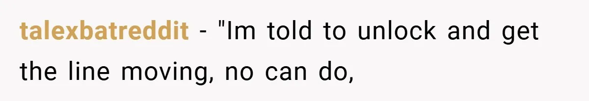 New Manager Forces 9-to-5 Rule - and an Employee’s Malicious Compliance Costs the Company Millions talexbatreddit − "Im told to unlock and get the line moving, no can do,