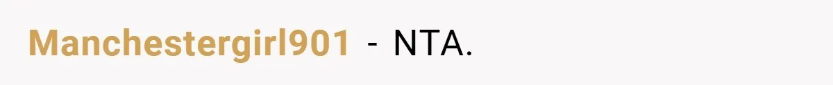 Manchestergirl901 − NTA.