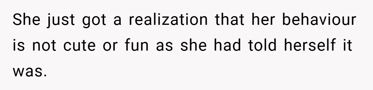 A Woman Finally Snaps After Her “Friend” Publicly Humiliates Her Over Her Body She just got a realization that her behaviour is not cute or fun as she had told herself it was.