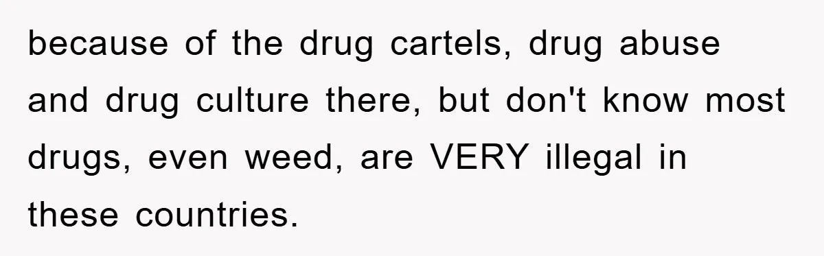 Tourists Ignore Warnings, Fill Building With Smoke, Then Face Shocking Fate Hours Later because of the drug cartels, drug abuse and drug culture there, but don't know most drugs, even weed, are VERY illegal in these countries.